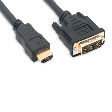 ENET Enet Hdmi Male To Dvi Male Active Adapter Cable Assembly 3M Black - HDMIM-DVIM-3M